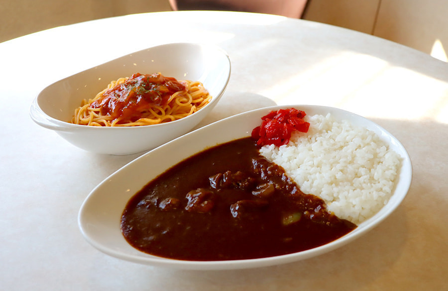 メニュー（ナポリタン、カレーなど）